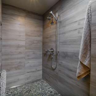 Gray Modern Bathroom Ideas Houzz