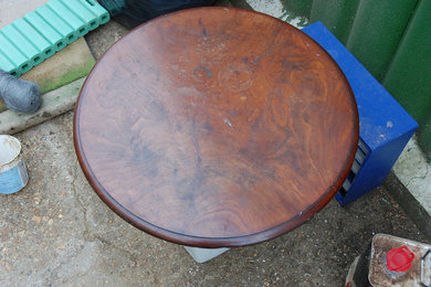 Restoration of Mahogany Occasional table