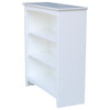 Shaker Bookcase - 36"H  White
