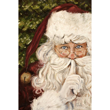 "Secret Santa" Canvas Art, 24"x36"