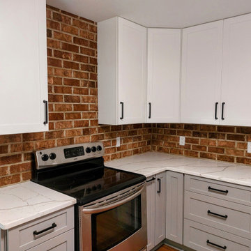 Thin Brick Kitchen Backsplash
