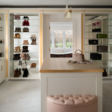 Hand Painted & Gold Leaf Dressing Room