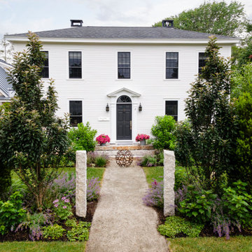 Creating a private front yard for a historic home
