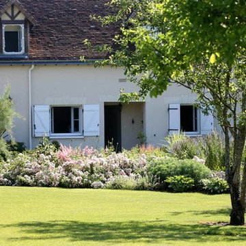 Aménagement d'un jardin à la campagne