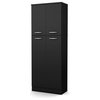 South Shore Axess Storage Pantry, Pure Black
