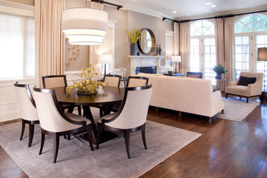 Living room and Dining Room Spaces