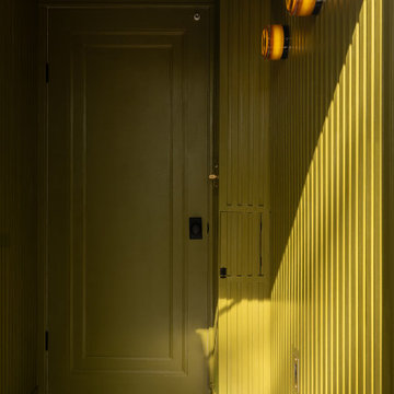 Colorful Entry & Stairway in a Historic Minneapolis Home