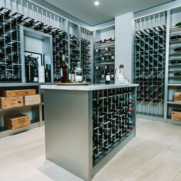 Stratford Court All Metal Wine Room