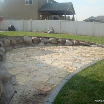 Flagstone patio