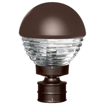 3061 Series 1 Light Post Light or Accessories, Bronze, Clear Glass