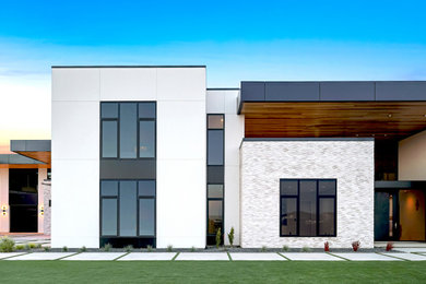 Inspiration for a contemporary exterior home remodel in Seattle