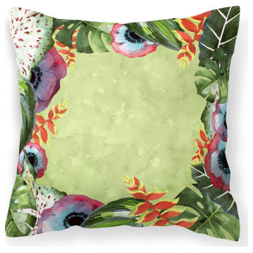 Caroline's Treasures Tropical Fabric Decorative Pillow Patio-Furniture-Pillows