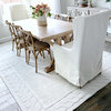 My Texas House by Orian Boucle Picket Fences Natural Area Rug, 3'11"x5'5"