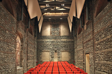 Illuminazione e arredo: Casa delle Culture e della Musica. Arch. L. Cupelloni