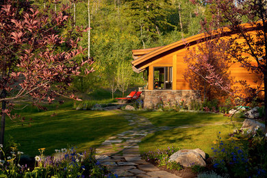 Example of a mountain style exterior home design in Other