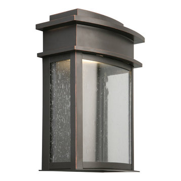 Design House 180364 Fairview 10-3/8" Tall LED Outdoor Wall Sconce - Oil Rubbed