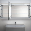 Diamond X Collection Aletha LED Cabinet With Internal Shaver Socket and Demister