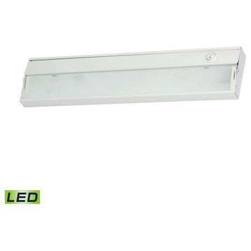 Zeeled Dimmable LED 120V, 2-Light, 17 1/2", White Finish