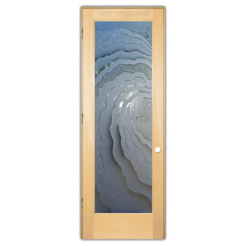Interior Prehung Door or Interior Slab Door - Metacurl - Maple - 28" x 84" -...