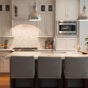 Elegance and a modern twist in Needham Kitchen.