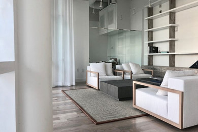 Diseño de diseño residencial minimalista de tamaño medio