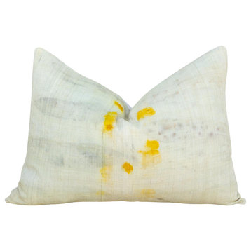 Rihon Tie Dyed Organic Silk Lumbar Pillow
