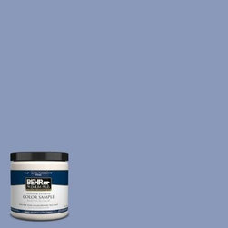 BEHR Blueberry Popover Interior/Exterior Paint Sample - Paint