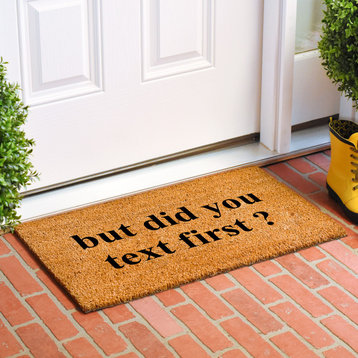 Calloway Mills Did You Text First Doormat, 24" X 36"