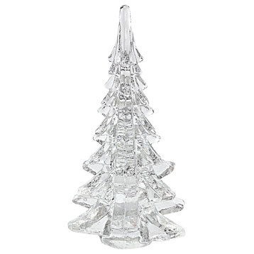 Glass Christmas Tree 9"