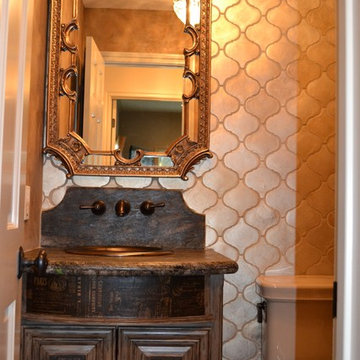 Powder Bath Room - Cabinets