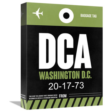 "DCA Washington Luggage Tag 2" Fine Art Print