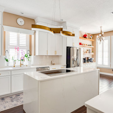 Kitchen Transformation in Celebration, FL | Cabinet Refacing, Quartz Countertops