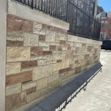Masonry Stone Veneer Siding Retaining Wall Exterior