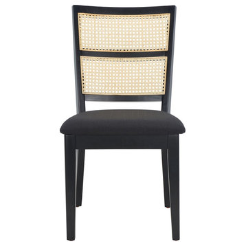 Safavieh Toril Dining Chair, Black/Black