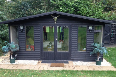 This is an example of a country shed and granny flat in Berkshire.