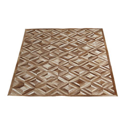 COWHIDE RUG &ndash; CHECKERED - NEW - Rugs