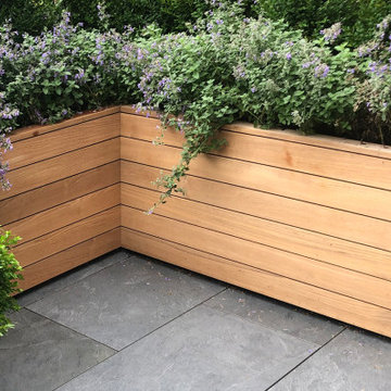 Cedar Clad Planters