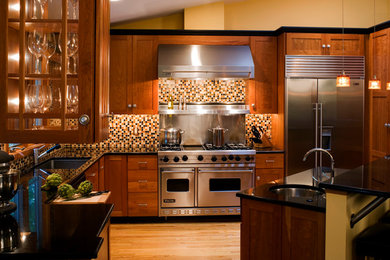 Inspiration for a contemporary kitchen remodel in Baltimore