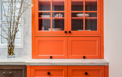 7 Rooms That Fall for Orange