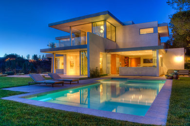Minimalist pool photo in Los Angeles