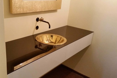 Mediterranes Badezimmer in Stuttgart
