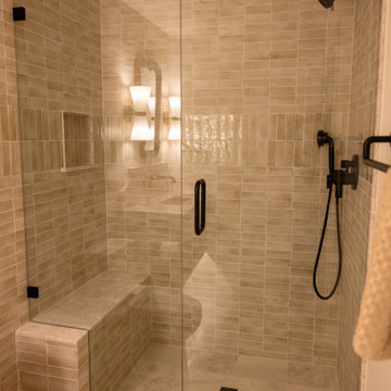 Luxury Basement Remodel with Custom Bar, Wine Display & Wellness Retreat