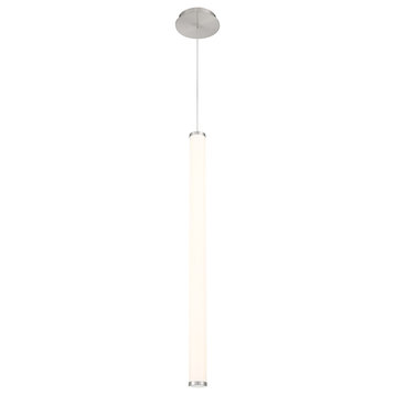 Flare LED Linear Pendant In Brushed Nickel