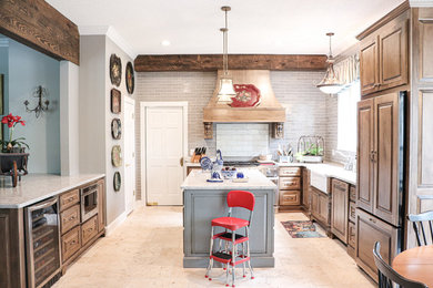 Kitchen - mediterranean kitchen idea in Atlanta