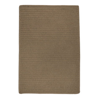 Sunbrella Solid Indoor/Outdoor Rug Coastal Braided Acrylic LS01, 5'x7 ...