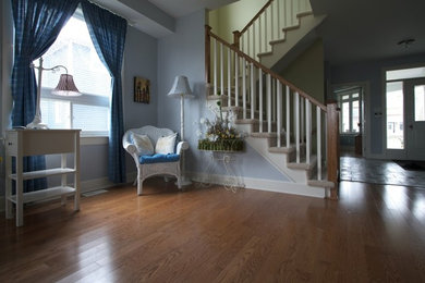 Elegant living room photo in Ottawa