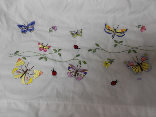 embroidered pillowcases