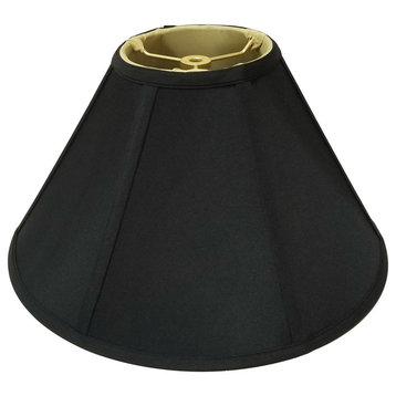Royal Designs Empire Lamp Shade, Black, 4.5x12x7.5