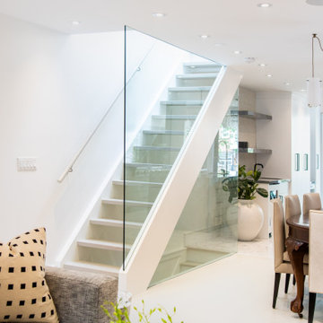 Modern Monochromatic Custom Semi in Midtown Toronto