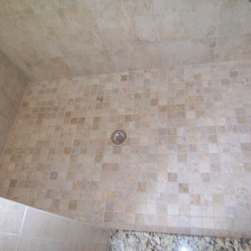 Tiled shower base